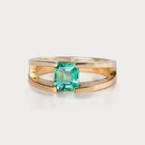 colombiaringtessdemeerleer18kgoldemerald