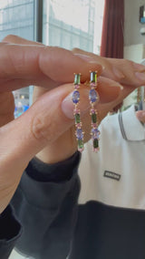 aurora long earrings