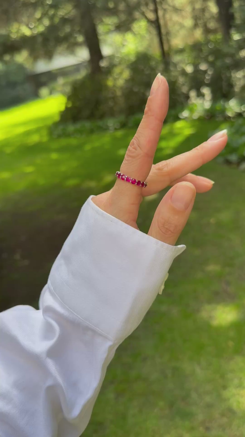 ruby alliance white gold 18ct